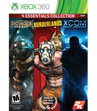 2k Essential Collection Bioshock, Borderlands, XCOM Enemy Unkown Xbox 360