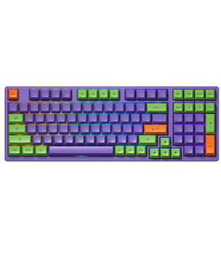 AKKO EVA 01 THEMED 3098B Multi Modes Mechanical Gaming Keyboard (Purple)