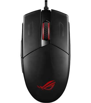 ASUS ROG Strix Impact II Wired Optical Ambidextrous USB Gaming Mouse (Black)
