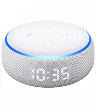 Amazon Echo Dot (3rd Gen) with Clock (Any Color)