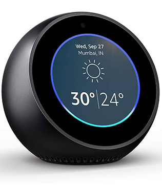 Amazon Echo Spot Smart Alarm Clock with Alexa (Any Color)