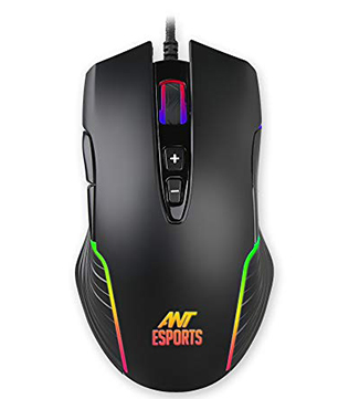 Ant Esports GM500 RGB Wired Gaming Mouse (Black)