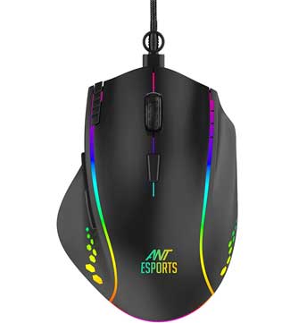 Ant Esports GM600 RGB Wired Gaming Mouse (Black)