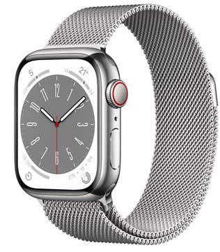 Apple Watch Series 8 41mm Stainless Steel GPS & Cellular (Any Color)