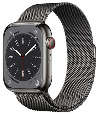 Apple Watch Series 8 45mm Stainless Steel GPS & Cellular (Any Color)