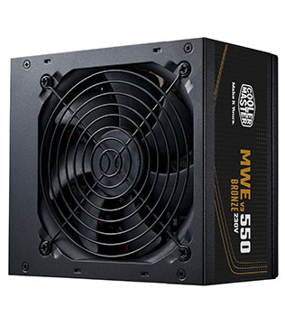 Cooler Master MWE V3 550 Watt 80 Plus Bronze Power Supply