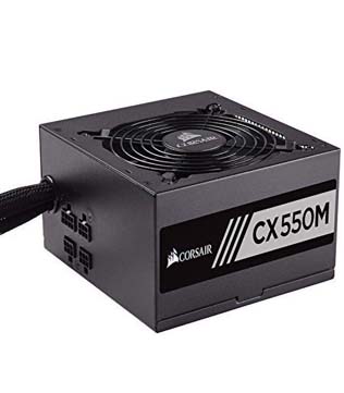 Corsair 550 Watt Semi Modular Power Supply Bronze