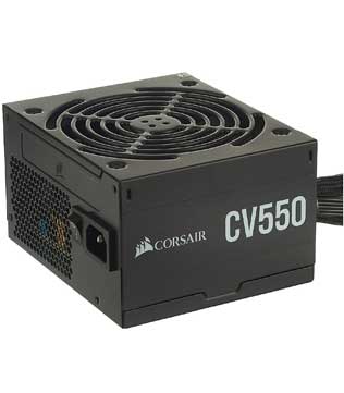 Corsair CV550 CV Series 550 Watt 80 Plus Bronze Power Supply