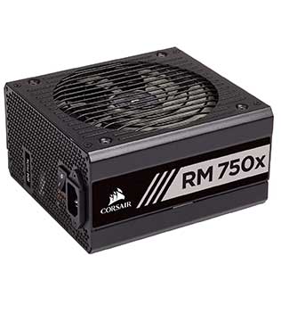 Corsair RMX Series RM750x 750 Watt 80+ Gold Fully Modular Power Supply