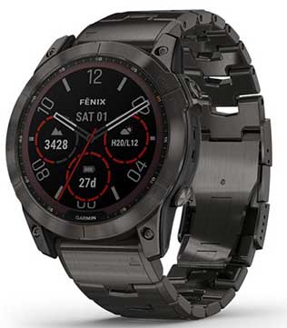 Garmin Fenix 7X Sapphire Solar Smart Watch