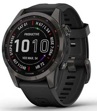 Garmin Fenix 7S Sapphire Solar Smart Watch
