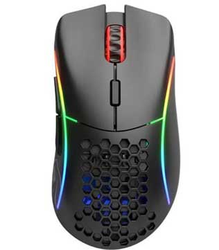 Glorious Model D Ergonomic Wireless Gaming Mouse (Matte Black)
