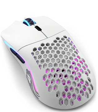 Glorious Model O Ambidexterous Wireless Gaming Mouse (Matte White)