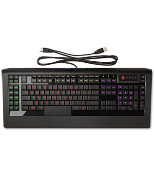 HP Omen with SteelSeries Wired Gaming Keyboard