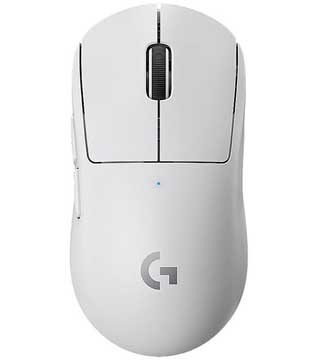 Logitech G Pro X Superlight Wireless Gaming Mouse (White)
