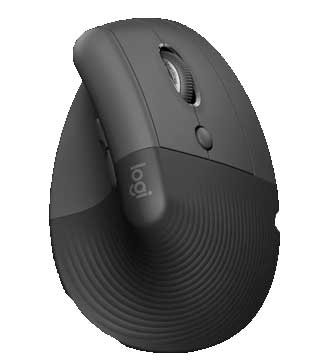 Logitech Lift Vertical Ergonomic Wireless Mouse Graphite