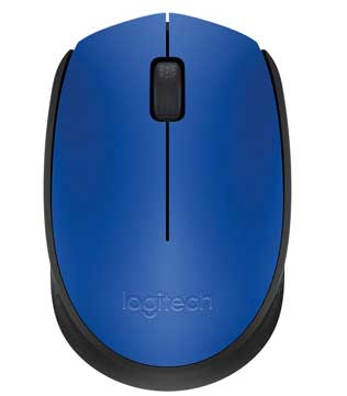 Logitech M171 Ambidextrous Wireless Mouse (Blue)