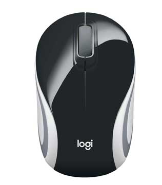Logitech M187 Mini Black Wireless Mouse