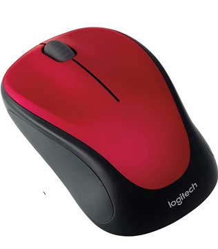 Logitech M235 Wireless Mouse Red