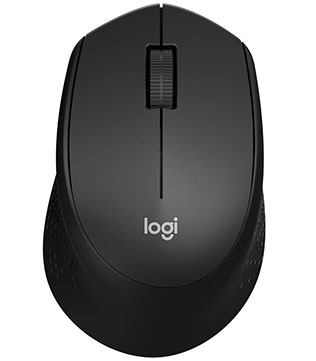 Logitech M331 Silent Plus Wireless Mouse (Black)
