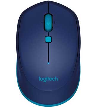 Logitech M337 Bluetooth Portable Wireless Mouse Blue