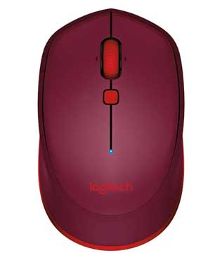 Logitech M337 Bluetooth Portable Wireless Mouse Red