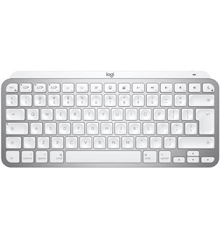 Logitech Mx Keys Mini Minimalist Wireless Illuminated Keyboard for Mac (Pale Grey) Keyboard