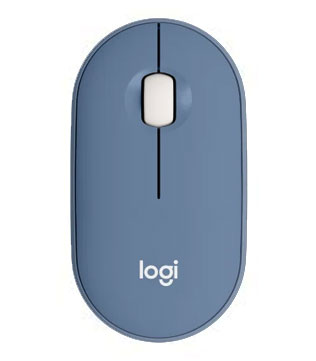 Logitech Pebble M350 Wireless Mouse (Blueberry)