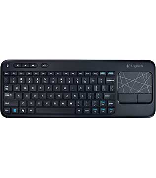 Logitech Wireless K400R 79 Key Slim Keyboard w/3.5 inch Touchpad & Nano Transceiver