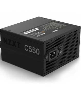 NZXT 550 Watt Power Supply Semi Modular Bronze