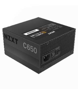 NZXT 650 Watt Power Supply Fully Modular Gold