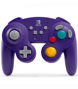 Nintendo Switch GameCube Style Wireless Controller (Purple)