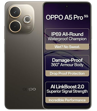 OPPO A5 Pro 5G 8GB RAM, 256GB Storage (Any Color)