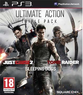 Ultimate Action Triple Pack  Just Cause 2/Sleeping Dogs/Tomb Raider PS3