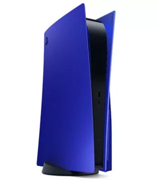 PS5 Console Covers, Metallic Blue