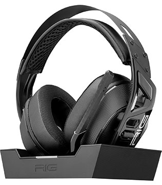 RIG 900 MAX Wireless Gaming Headset with Bluetooth for Xbox, PlayStation, and PC With Multi-Function Charging Base (Black)
