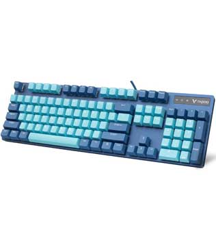 Rapoo V500 Alloy Mechanical Gaming Keyboard Blue Switches