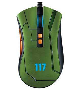 Razer DeathAdder V2 Halo Infinite Ergonomic Wired Gaming Mouse (20000DPI, Optical Sensor, RGB Chroma Lighting)