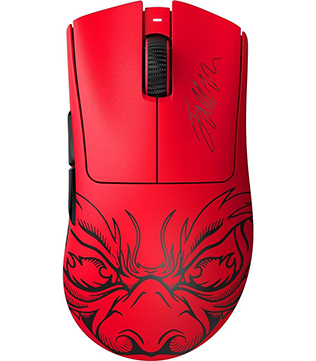 Razer DeathAdder V3 Pro Faker Edition Ergonomic Wireless Gaming Mouse (Red)