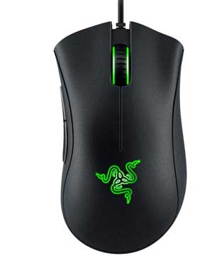 Razer Deathadder Essential Ergonomic Wired Gaming Mouse (Black)