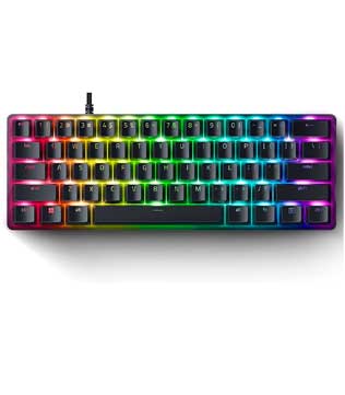 Razer Huntsman Mini Gaming Keyboard Clicky Optical Purple Switches (Black)