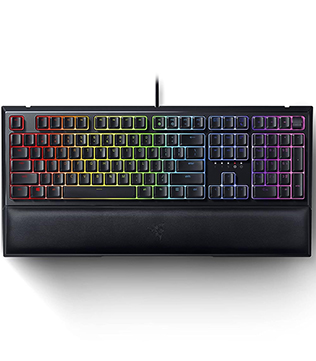 Razer Ornata V2 Mecha-Membrane Gaming Wired Keyboard (Black)