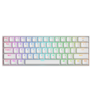 Redragon K530 Draconic 60% Compact Rgb Wireless Mechanical Keyboard (White)