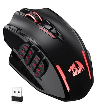 Redragon M913 Impact Elite Wireless Gaming Mouse (Black)