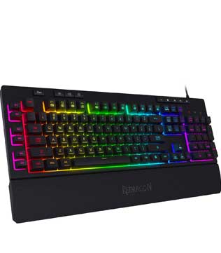 Redragon Shiva K512- Wired Membrane Keyboard Rgb Black