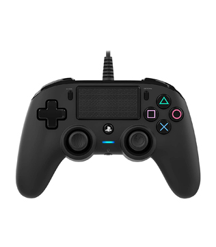 Nacon Black Wired Compact Controller PS4 (Compatible with PC)
