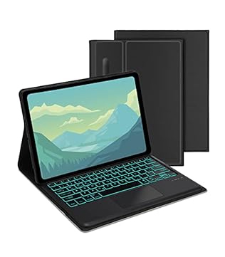 Samsung Galaxy Tab S8 Plus Book Cover Wireless Keyboard (Black)