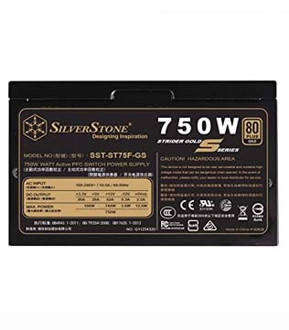 SilverStone 750 Watt Power Supply Bronze