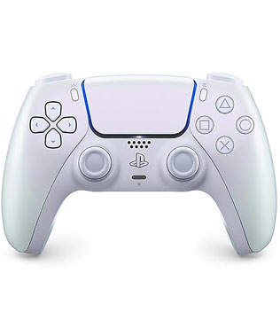 Sony Official PlayStation 5 DualSense Wireless Controller Chroma Pearl PS5 (Pre-owned)
