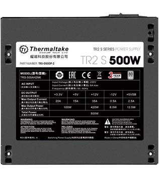 Thermaltake 500 Watt TR2 S Power Supply